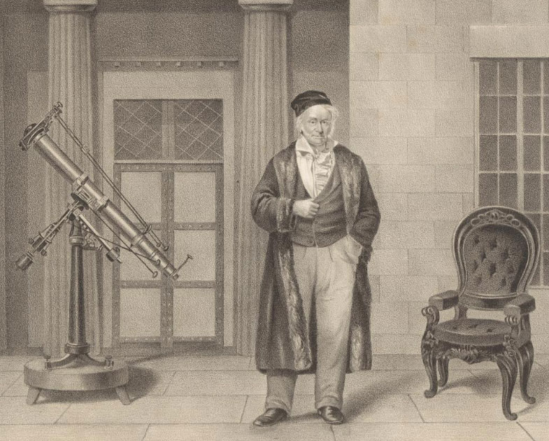 Carl Friedrich Gauss, Astronom, Direktor der Sternwarte Göttingen. Lithographie von E. Rithmüller 1850.#Städtisches Museum Göttingen, ohne Inv.Nr.